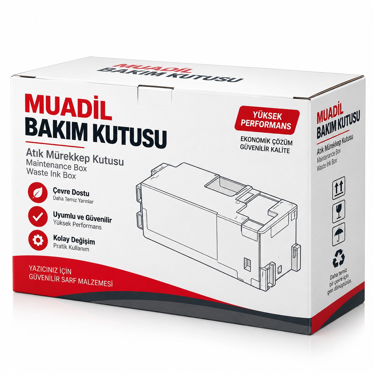 Epson L3110/L3150/L3100/L1110 Muadil Bakım Kutusu Atık Kutusu