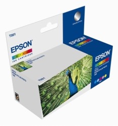 Epson - Epson T001-C13T00101120 Renkli Kartuş - Orijinal