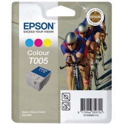 Epson - Epson T005-C13T00501120 Renkli Kartuş - Orijinal