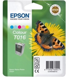 Epson T016-C13T01640120 Renkli Kartuş - Orijinal - Thumbnail