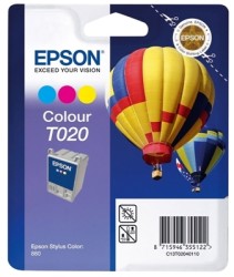 Epson - Epson T020-C13T02040120 Renkli Kartuş - Orijinal
