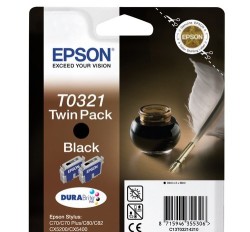 Epson - Epson T0321-C13T03214020 Siyah Kartuş - Orijinal