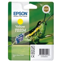 Epson T0334-C13T03344020 Sarı Kartuş - Orijinal - Thumbnail