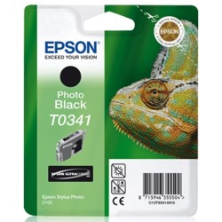 Epson - Epson T0341-C13T03414020 Foto Siyah Kartuş - Orijinal
