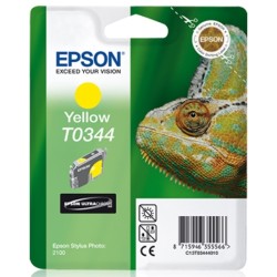 Epson T0344-C13T03444020 Sarı Kartuş - Orijinal - Thumbnail