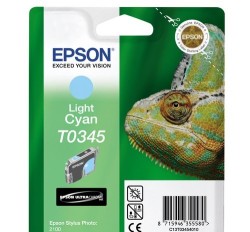 Epson T0345-C13T03454020 Açık Mavi Kartuş - Orijinal - Thumbnail
