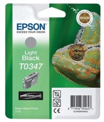 Epson T0347-C13T03474020 Açık Siyah Kartuş - Orijinal - Thumbnail
