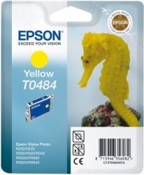 Epson T0484-C13T04844020 Sarı Kartuş - Orijinal - Thumbnail