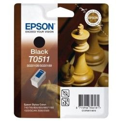 Epson T0511-C13T05114020 Siyah Kartuş - Orijinal