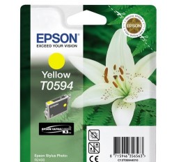 Epson T0594-C13T05944020 Sarı Kartuş - Orijinal - Thumbnail