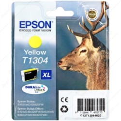 Epson T1304-C13T13044020 Sarı Kartuş - Orijinal - Thumbnail