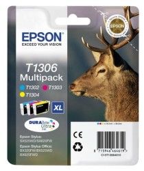 Epson T1306-C13T13064020 Kartuş Renkli Paket - Orijinal