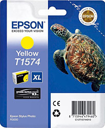 Epson T1574-C13T15744010 Sarı Kartuş - Orijinal - Thumbnail