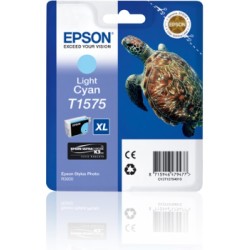Epson T1575-C13T15754010 Açık Mavi Kartuş - Orijinal - Thumbnail