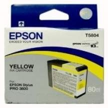 Epson T5804-C13T580400 Sarı Kartuş - Orijinal