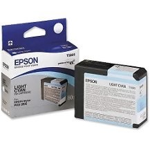 Epson T5805-C13T580500 Açık Mavi Kartuş - Orijinal - Thumbnail
