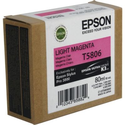 Epson T5806-C13T580600 Açık Kırmızı Kartuş - Orijinal