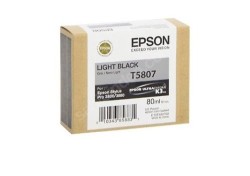 Epson T5807-C13T580700 Açık Siyah Kartuş - Orijinal - Thumbnail