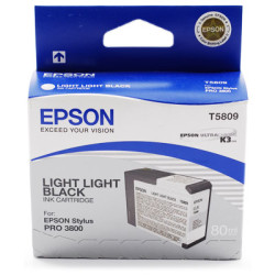 Epson T5809-C13T580900 Açık Siyah Kartuş - Orijinal - Thumbnail