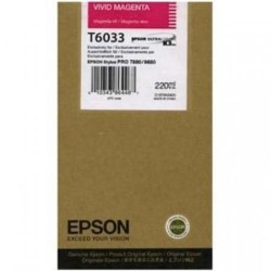 Epson T6033-C13T603300 Kırmızı Kartuş - Orijinal - Thumbnail