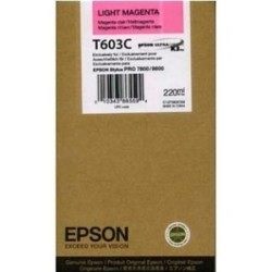 Epson T603C-C13T603C00 Açık Kırmızı Kartuş - Orijinal - Thumbnail