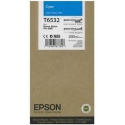 Epson T6532-C13T653200 Mavi Kartuş - Orijinal - Thumbnail