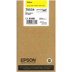 Epson - Epson T6534-C13T653400 Sarı Kartuş - Orijinal