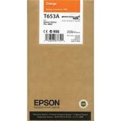 Epson - Epson T653A-C13T653A00 Turuncu Kartuş - Orijinal