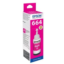 Epson - Epson T6643-C13T66434A Kırmızı Mürekkep - Orijinal