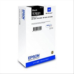 15 - Epson T7551-C13T755140 Yüksek Kapasiteli Siyah Kartuş - Orijinal