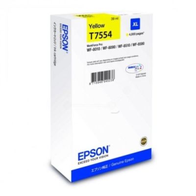 Epson T7554-C13T755440 Yüksek Kapasiteli Sarı Kartuş - Orijinal
