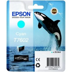 Epson T7602-C13T76024010 Mavi Kartuş - Orijinal - Thumbnail