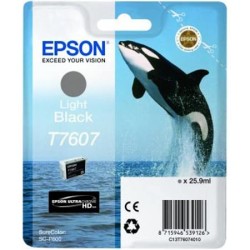 Epson T7607-C13T76074010 Açık Siyah Kartuş - Orijinal - Thumbnail