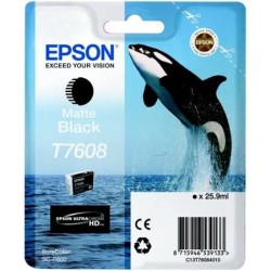 Epson - Epson T7608-C13T76084010 Mat Siyah Kartuş - Orijinal