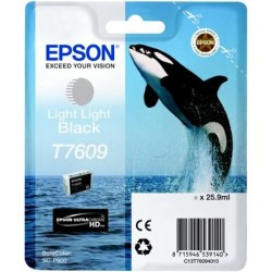 Epson T7609-C13T76094010 Açık Siyah Kartuş - Orijinal - Thumbnail