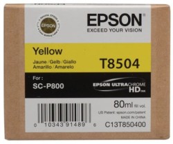 Epson T8504-C13T850400 Sarı Kartuş - Orijinal - Thumbnail