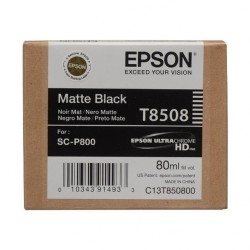 Epson T8508-C13T850800 Mat Siyah Kartuş - Orijinal - Thumbnail