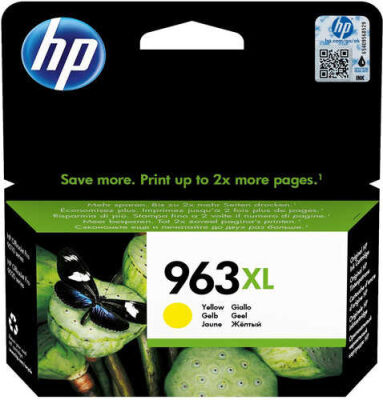 HP 3JA29AE (963XL) Sarı Orjinal Kartuş Yüksek Kapasite - OfficeJet Pro 9010 - 1