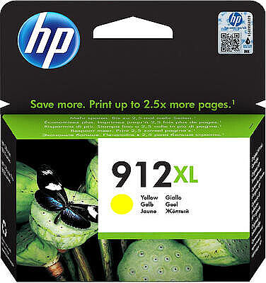 HP 3YL83AE (912XL) Sarı Orijinal Kartuş - OfficeJet Pro 8012 / 8013 - 1
