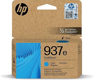 HP 4S6W6NE (937e) Mavi Orijinal Kartuş Yüksek Kapasiteli - 1
