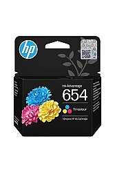 HP 654 Renkli (Üç Renkli) Mürekkep Kartuşu