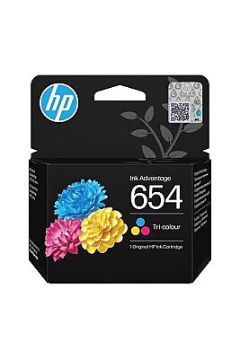 HP 654 Renkli (Üç Renkli) Mürekkep Kartuşu - 1