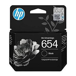 HP 654 Siyah Mürekkep Kartuş (7FP39UE) Orijinal