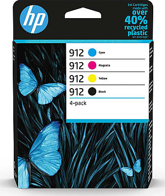 HP 6ZC74AE (912) 4 Renk Orijinal Kartuş Seti - OfficeJet Pro 8012 / 8013 - 1
