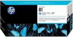 Hp - Hp 81-C4954A Açık Mavi Baskı Kafası ve Kafa Temizleyici - Orijinal