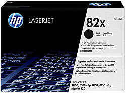 HP C4182X (82X) Siyah Orijinal Toner - Laserjet 8100 / 8150 - 1