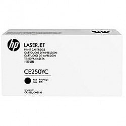 HP CE250YC Siyah Orijinal Toner Yüksek Kapasite - CP3525 / CM3530