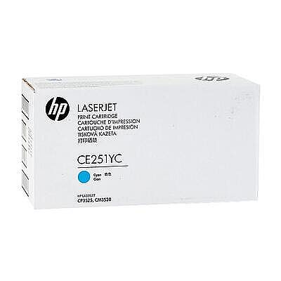 HP CE251YC (504A) Mavi Orijinal Toner - CP3525 / CM3530 - 1