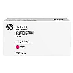 HP CE253YC (504A) Kırmızı Orijinal Toner - CP3525 / CM3530 - 1