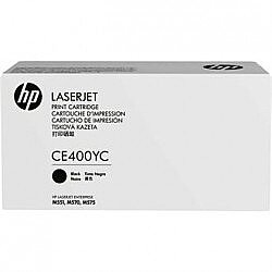 HP CE400YC Siyah Orijinal Toner Yüksek Kapasite - Laserjet M551 / M570